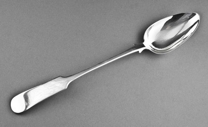 Scottish Provincial Silver Basting Spoon - Cameron, Dundee